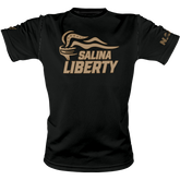 Salina Liberty | Men's Defender Edition Black T-Shirt